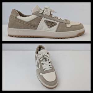 Prada Downtown Low Top Re-Nylon and Suede Sneakers BNWB 10 Prada - 11 US